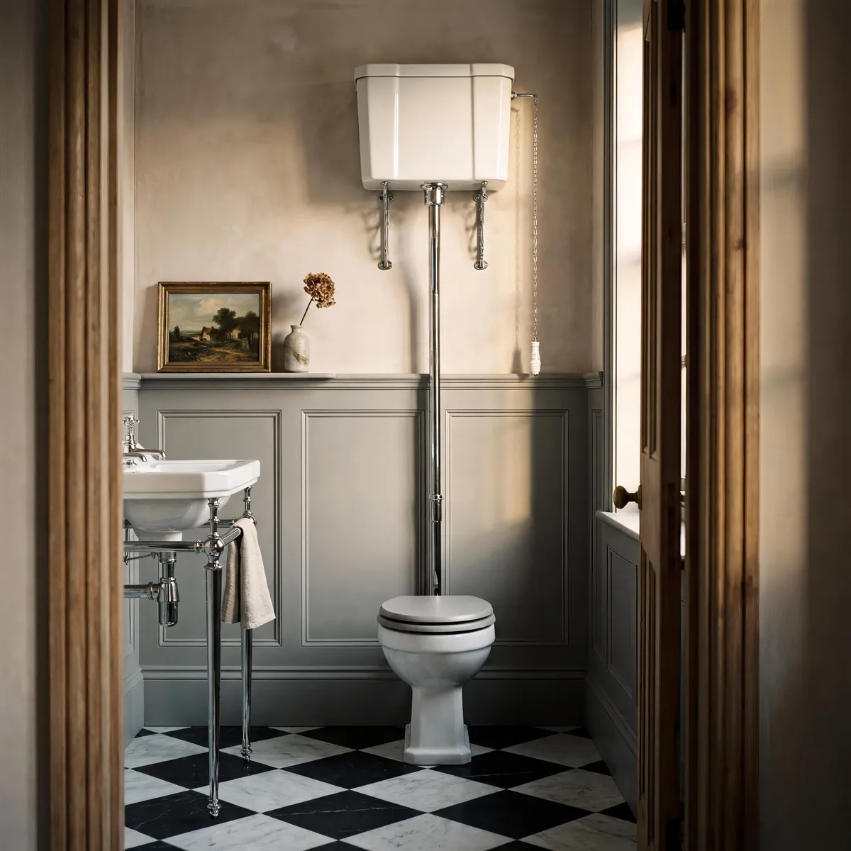 hudson reed high level toilet suite
